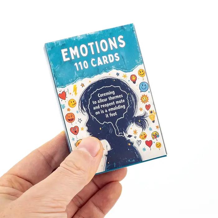 110 cartes d'émotions outil de reconnaissance et d'expression émotionnelle jeu d'apprentissage des sentiments amusants