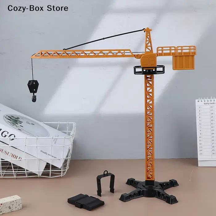 [ZY] Modèles de construction classiques en plastique moulé sous pression : Grue à tour, Chargeuse, Tracteur, Excavatrice [ZY]