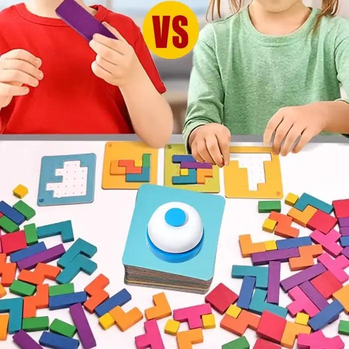 Jouets de Puzzle de bureau Montessori pour enfants