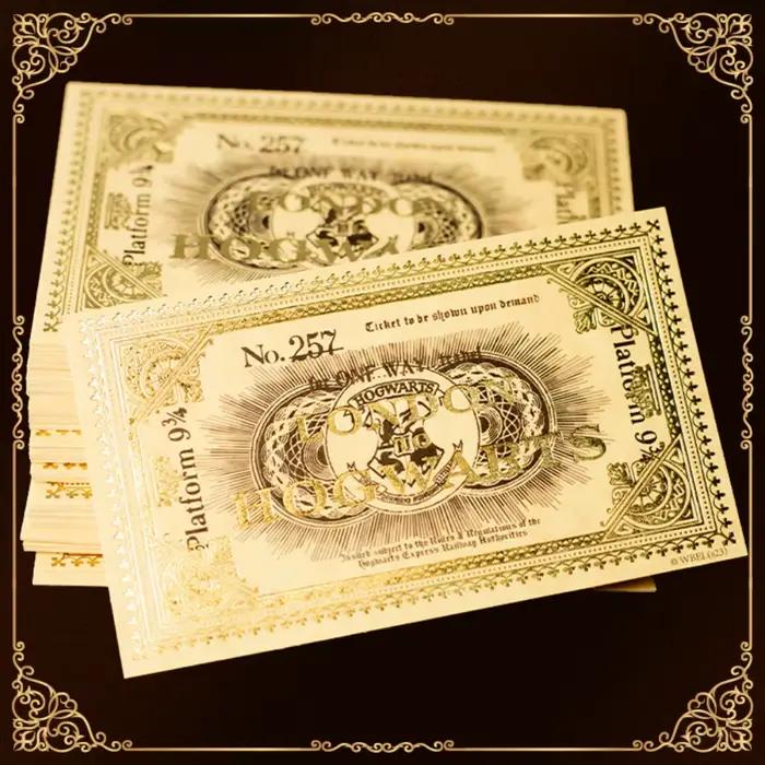 Billets authentiques Harry Potter Hogwarts Express Plateforme 9 3/4 N°257