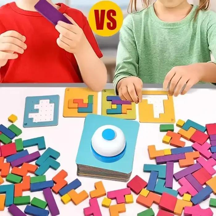Jouets de Puzzle de bureau Montessori pour enfants