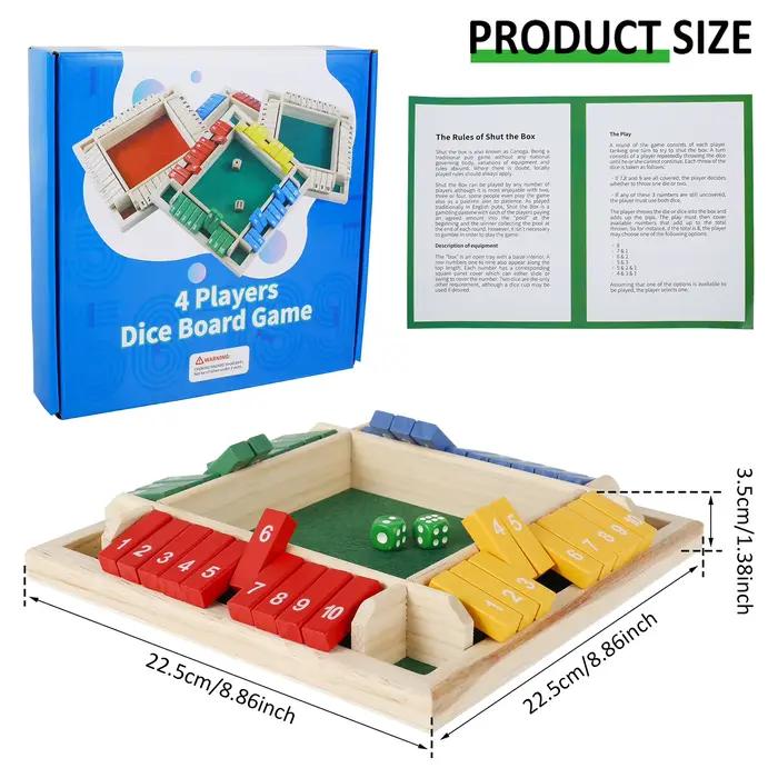 Jeu de dés pour 4 joueurs