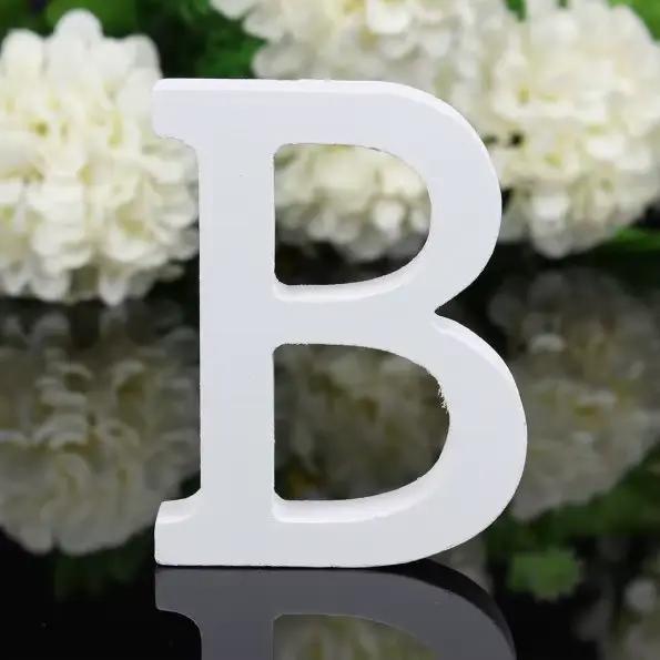Lettre en bois personnalisée pour enfants alphabet message mariage baptême révélation du sexe anniversaire décoration occasionnelle