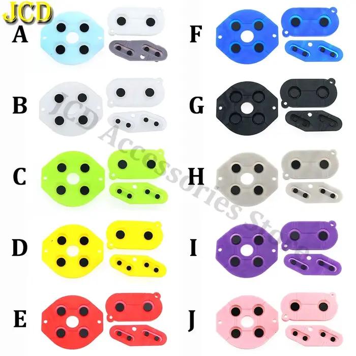 JCD Silicone d-pad A B Select clé de démarrage boutons conducteurs en caoutchouc pour Console GameBoy Classic GB DMG
