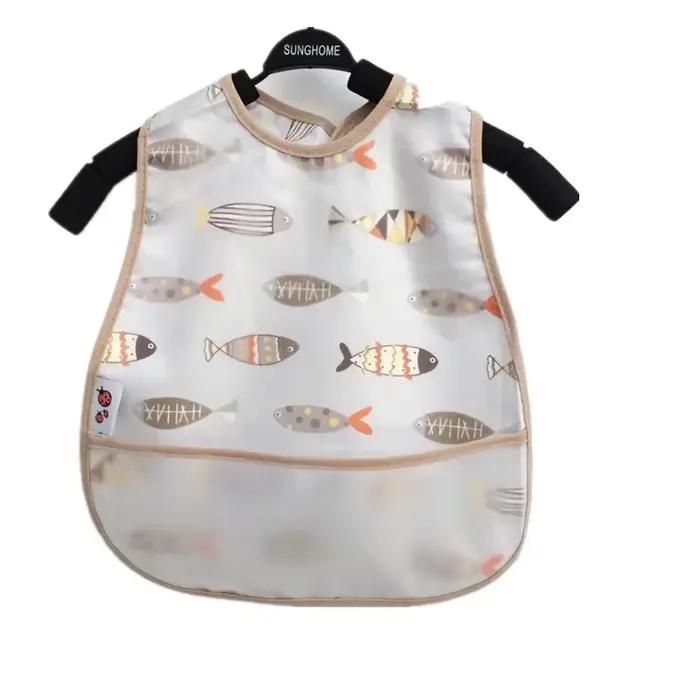 Bavoirs d'Alimentation OligWaterproof à Motif de Dessin Animé pour Bébé