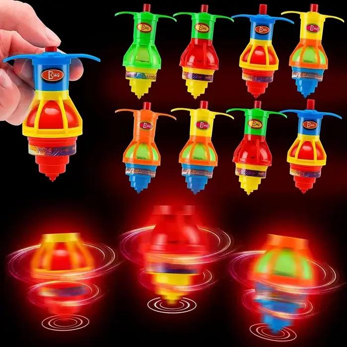 Gyroscope rotatif scintillant pour enfants