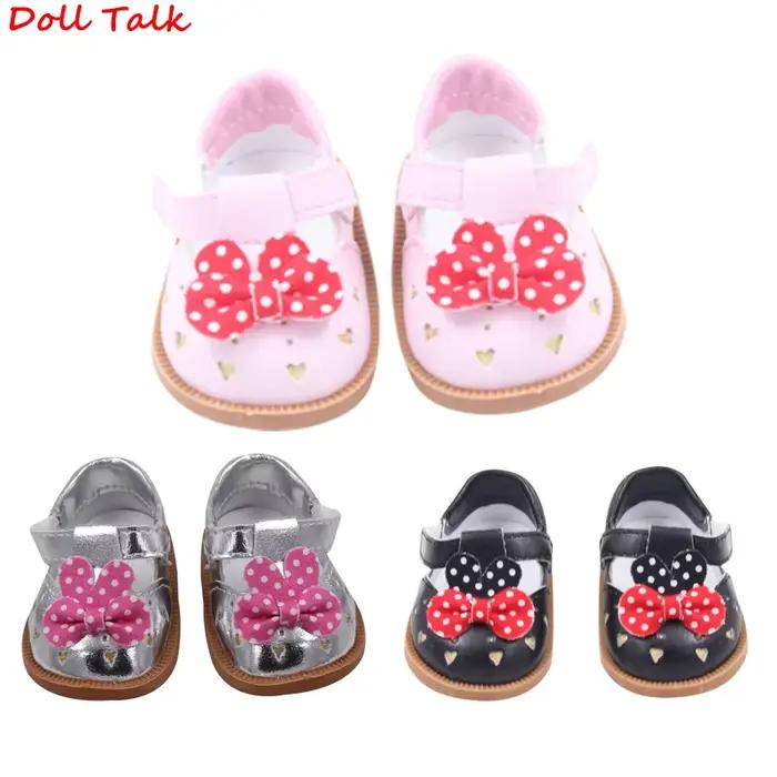 Chaussures à nœud de dessin animé mignon pour fille américaine