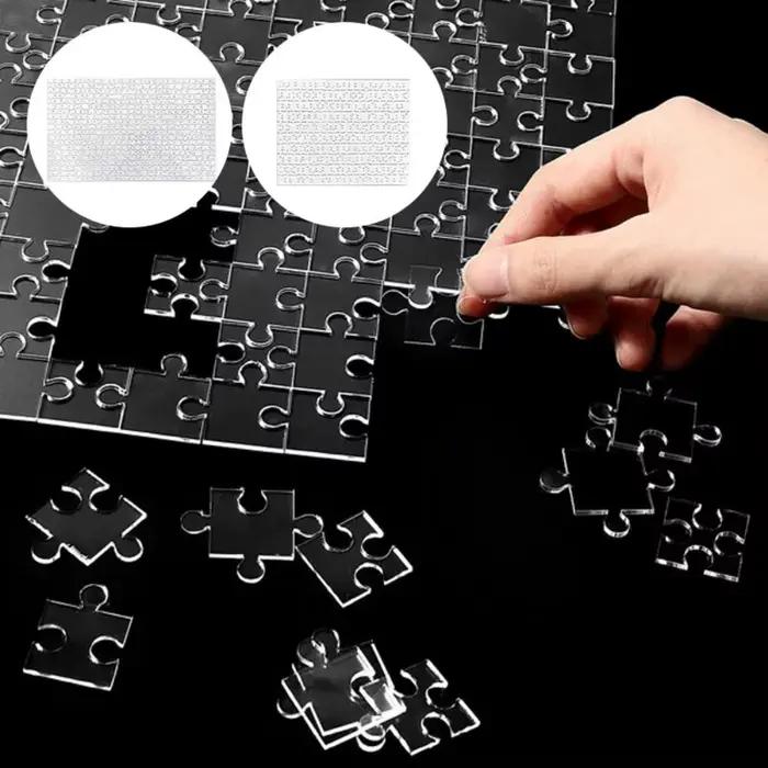 49/121/200/300 pièces cadeau drôle Unique acrylique Puzzle défi Impossible soulager le Stress décompression jeu famille