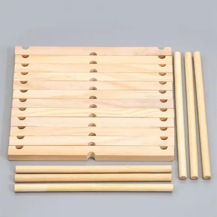 Pont en arc en bois pour enfants