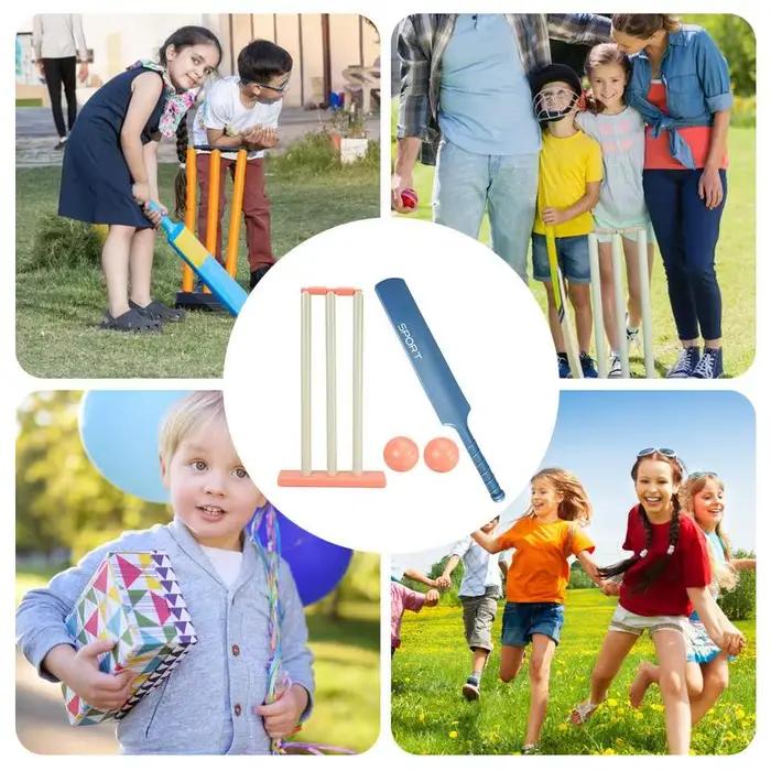 Jeu de cricket de chauve-souris multifonctionnel pour enfants