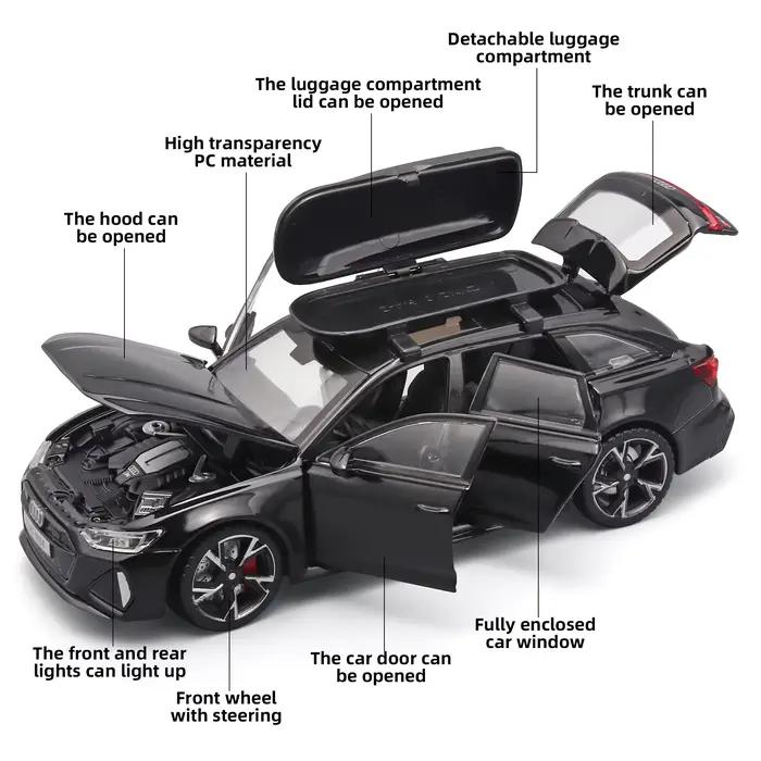 Modèle de voiture RS6 1:32