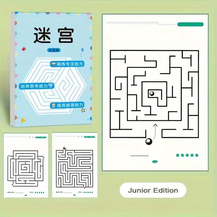 Livre de puzzle labyrinthe : Jouet anti-cérébrale pour garçons et filles