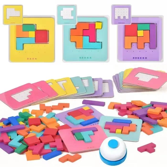 Jouets de Puzzle de bureau Montessori pour enfants