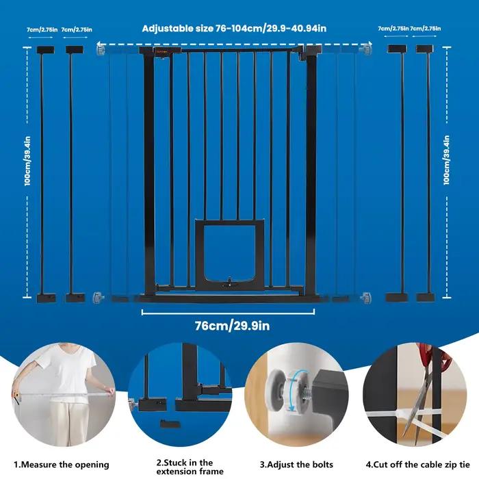 Porte bébé pour portes et escaliers