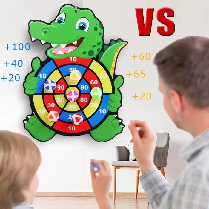 Jeu de fléchettes Montessori avec cible de tir