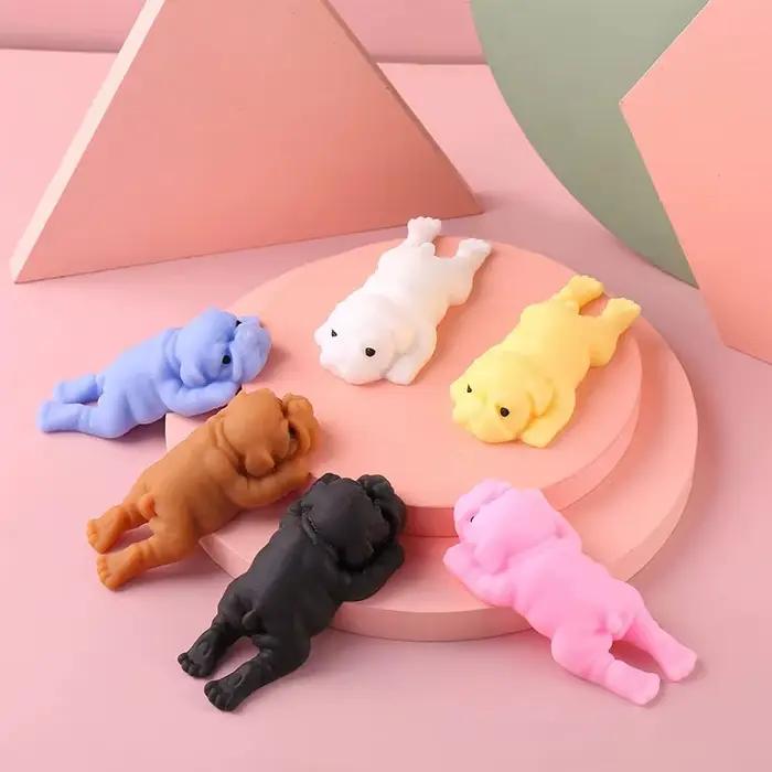 Squishy chiens Anime Fidget jouets Puzzle Simulation créative décompression jouet Kawaii chien anti-Stress jouets fête cadeaux de vacances