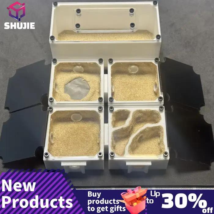 Formiques ferme avec mangeoire à eau pour gardien de fourmis, nouvelle reine et petite fourmi, colonie, maison de fourmi, nid de fourmi Anthill Formicarium