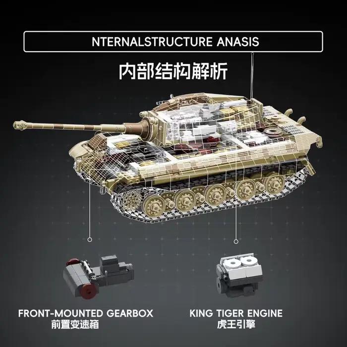 Ensemble de construction de char Tiger King TK2