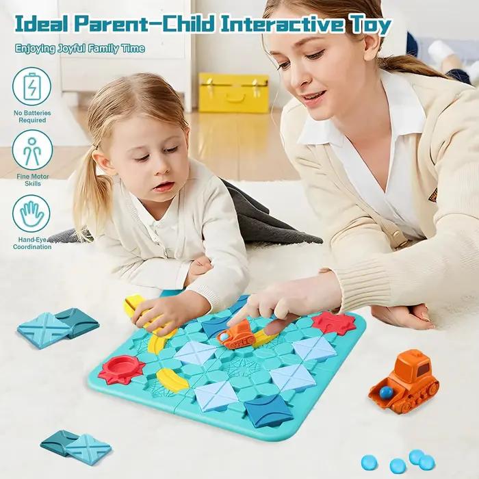 Jeu de labyrinthe de construction de route pour enfants