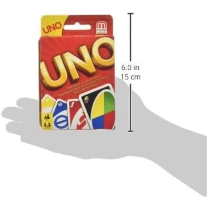 100% Original Mattel UNO jeu de cartes pont Poker jeux de société 112 jeu