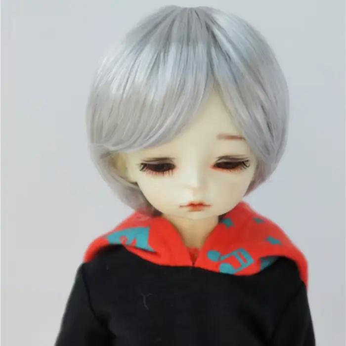 1/12 1/8 1/6 1/4 1/3 accessoires de poupée Mohair synthétique courte coupe fille Lati blanc et jaune OB11 YOSD MSD