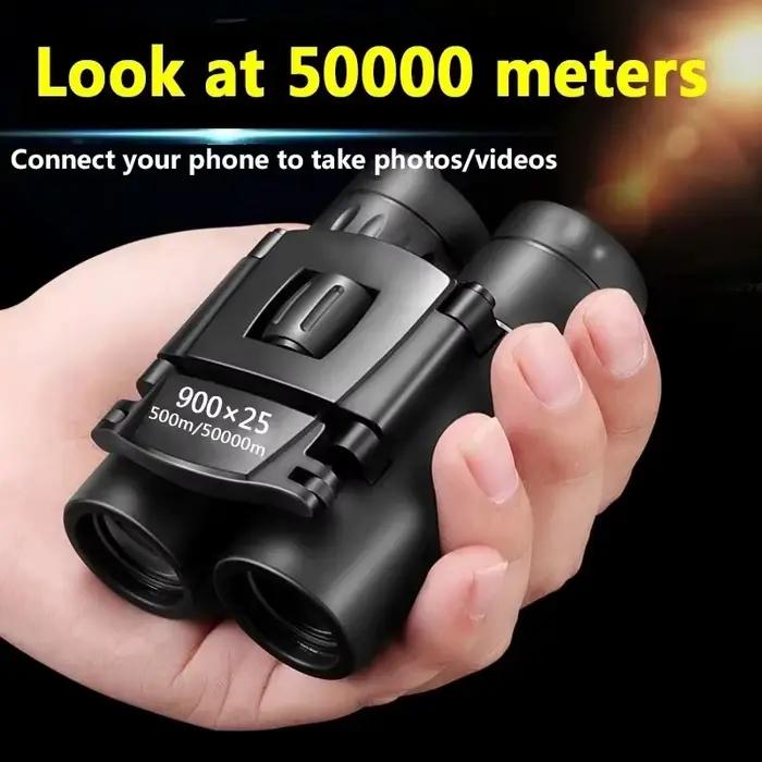 900x25 HD Zoom Portable puissant jumelles longue portée BAK4 télescope