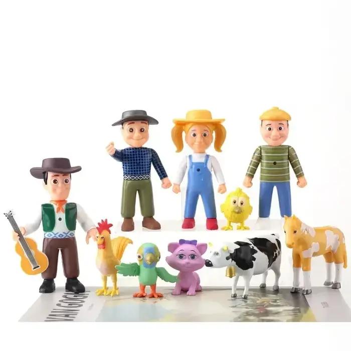 Figurines d'action de la ferme heureuse pour enfants