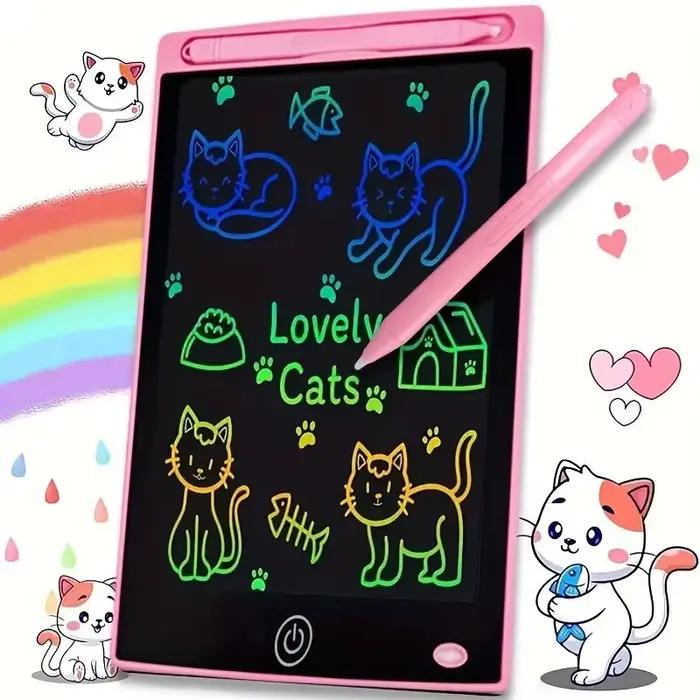 8. Tableau à dessin LCD coloré de 5 pouces