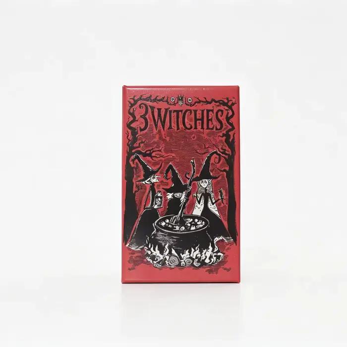 Jeu de cartes 3 Witches - 2 contre 1. Des tours de magie pour le destin du roi ! Les sorcières n'arrivent pas à