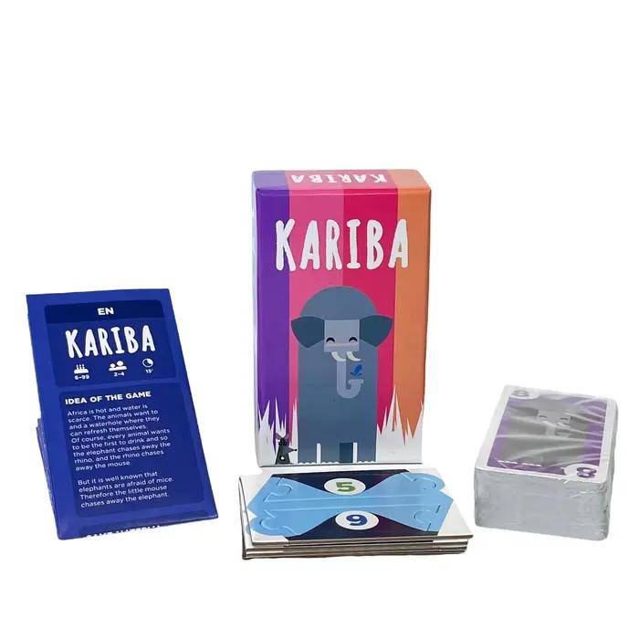 Jeu de société KARIBA : jeu de voyage portable en petite boîte