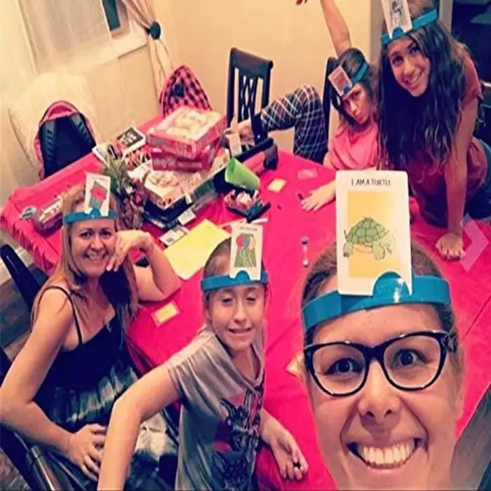 Jeu de cartes amusant pour enfants, jeu de société, jeu de fête en famille, devinez qui je suis, jeu interactif parent-enfant, jouet éducatif, cadeau pour garçon et fille