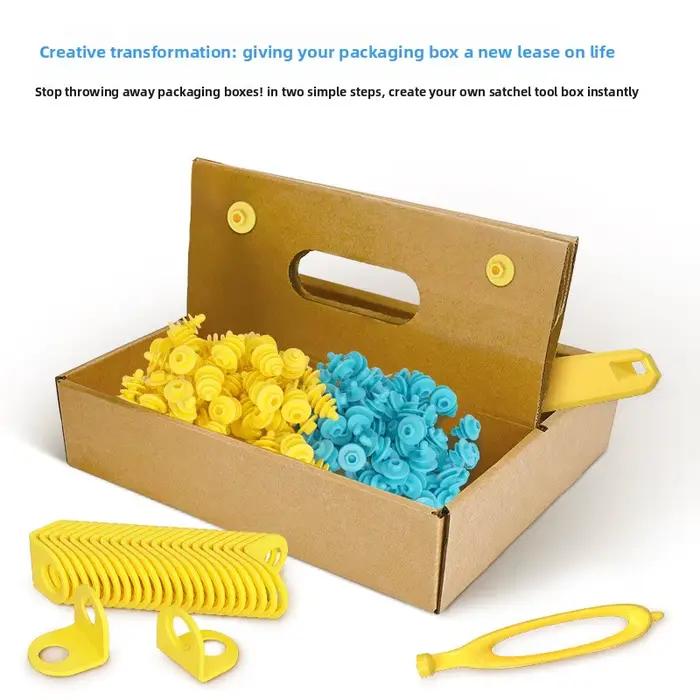 Outils en carton pour enfants avec coupe-carton et boîte
