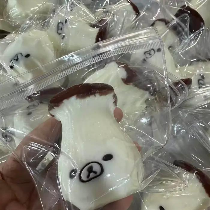 Jouet Squishy Champignon Rilakkuma King Simulé, Fait Main DIY, Anti-Stress à Rebond Lent, Jouet Alimentaire Doux et Collant, Cadeau Sensoriel Apaisant