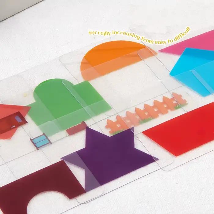 Jouets de conception de maison géométrique