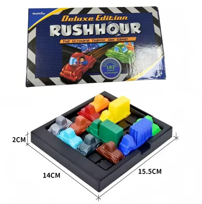 Puzzle trafic Rush heure jeu course Rush Hour voiture intéressant route raisonnement logique jeu de bureau Puzzle pour enfants meilleurs jouets