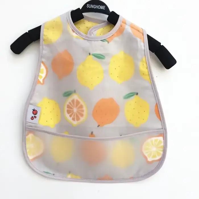 Bavoirs d'Alimentation OligWaterproof à Motif de Dessin Animé pour Bébé