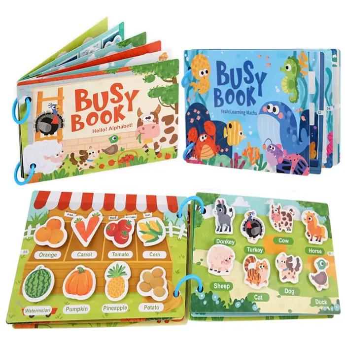 Nouveaux autocollants de scène Montessori pour enfants