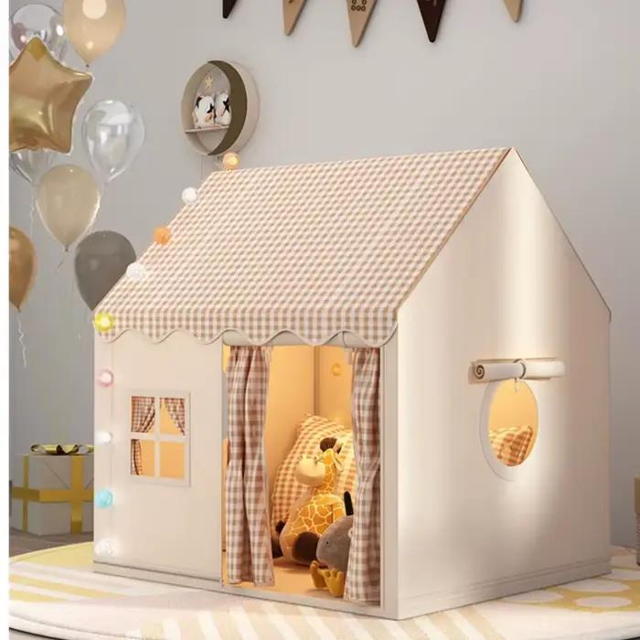 Tente pliante pour enfants château de jeu pour garçons filles décor de chambre de bébé jeux d'interaction intérieur cadeaux pour enfants tentes jouets