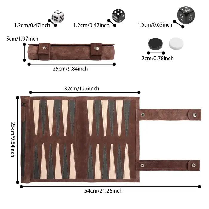Sac de rangement Portable pour Backgammon