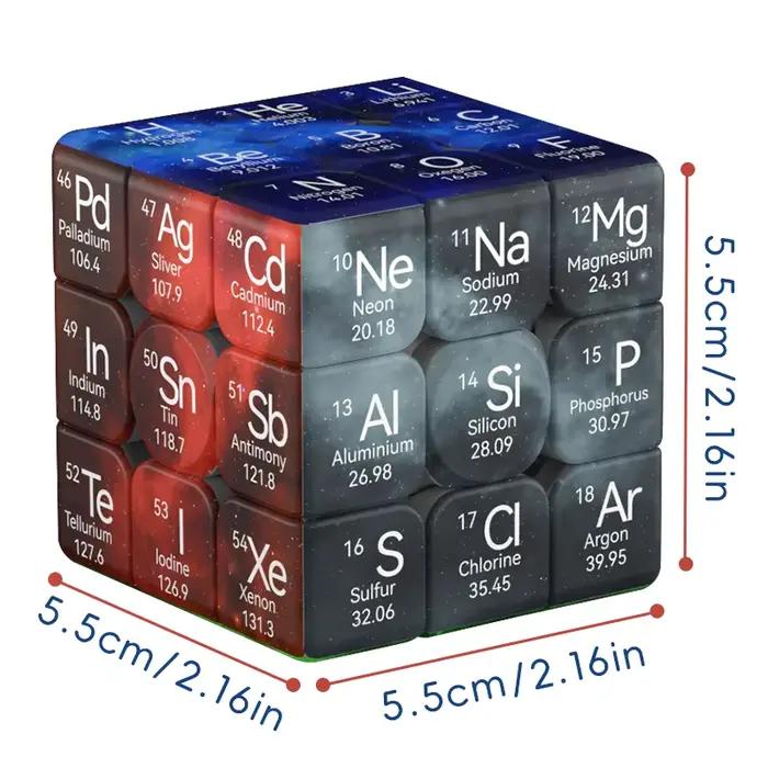 La Table périodique Cuberspeed ZIINA STAR 3x3 Cube de vitesse Puzzle