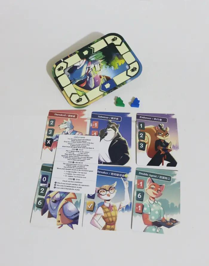 Jeu de cartes Agent Avenue DIVISION M Expansion - Jeu de société familial stratégique et amusant pour adultes et adolescents