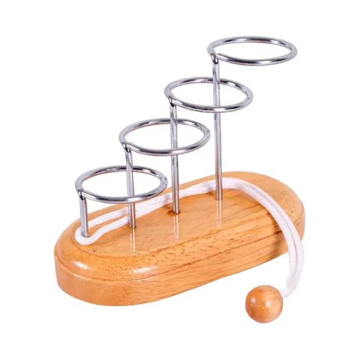Puzzles en corde en bois forme géométrique puzzle 3d défi iq jouets intellectuels éducatifs pour adultes et enfants occasions spéciales