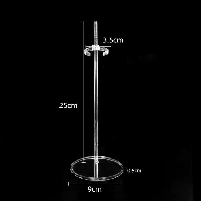 Présentoir en plastique pour figurines de poupées 1/6