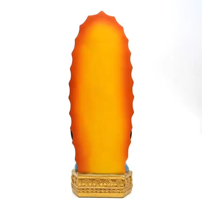 Statue de Notre-Dame d'Isabelle Upe Peinte à la Main, Sculpture Catholique en Résine, Décoration Religieuse pour la Maison et le Bureau, Artisanat d'Ornement