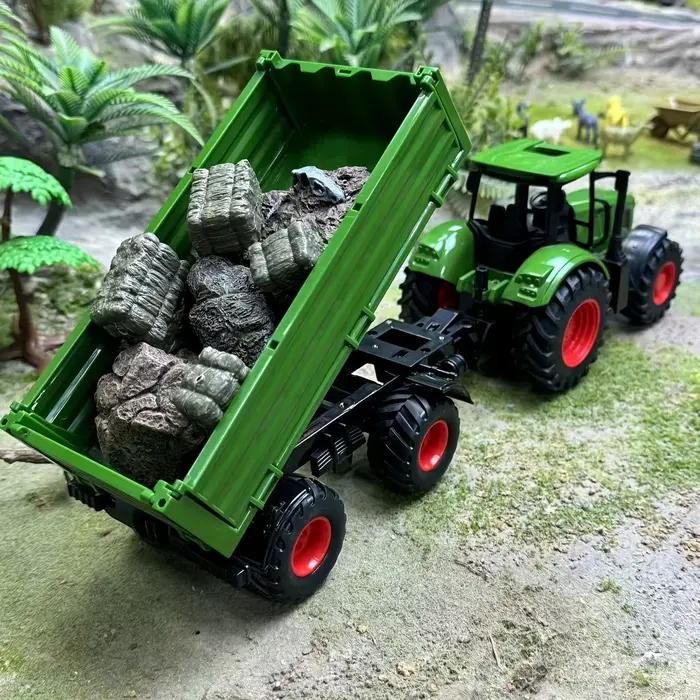 Grand jouet de tracteur agricole de 16