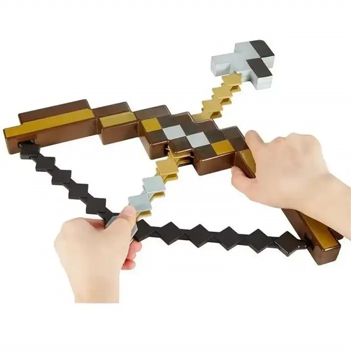 Arc flèche jouet jeu pompier enfants Cosplay fête Pixel tir à l'arc drôle arme en plastique