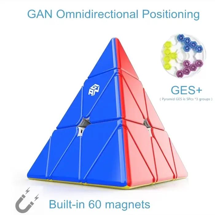 GAN cube 3x3x3 Magnétique Pyramide Magique