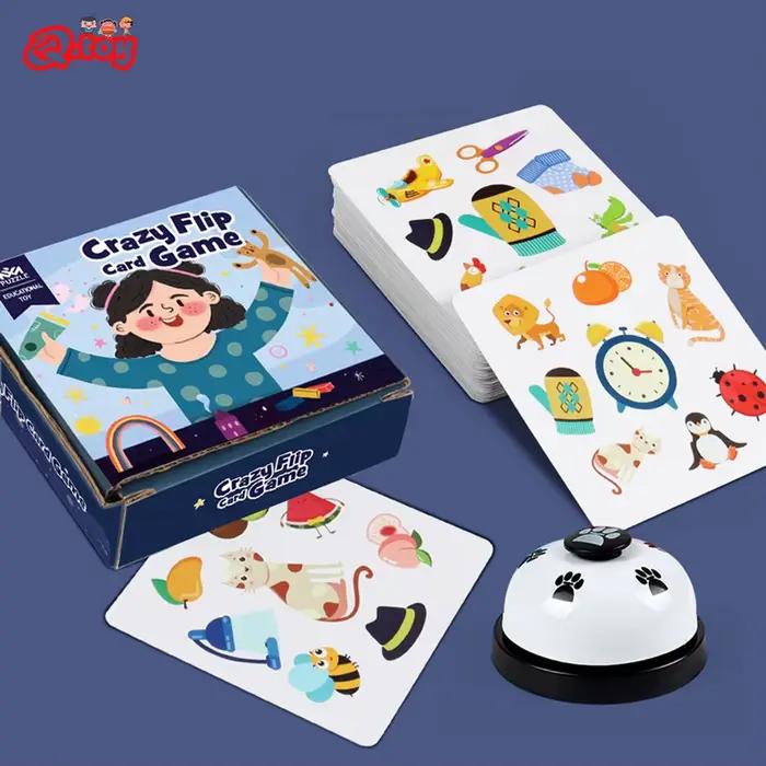 Cartes folles assorties à la mémoire pour enfants, jouets, jeux de Cognition de la circulation des animaux, jouets éducatifs précoces de pensée logique, entraînement cérébral