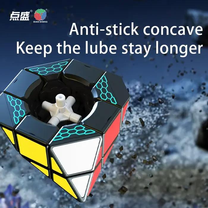 [JudyCube] Diansheng Dipyramide hexagonale à 4 coins (électrique) Cube de vitesse magique Puzzle classique SJZ