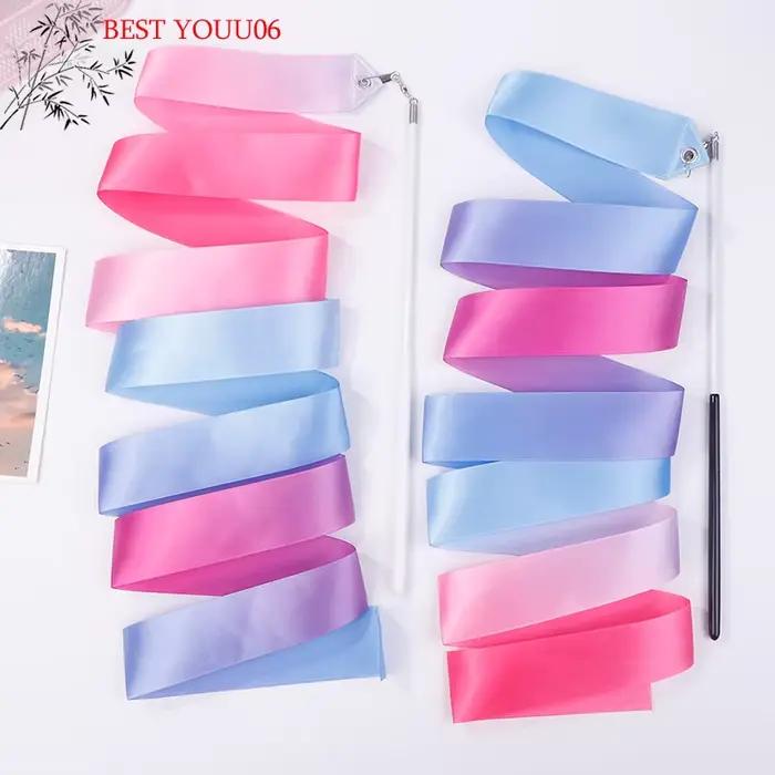 (YOUU06) Rubans de danse de 2 m pour gymnastique rythmique